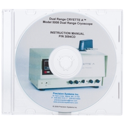 Instruction Manual for DR CRYETTE A Model 5008, Dual Range Cryoscope