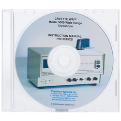 Instruction Manual for CRYETTE WR Model 5009, Wide Range Cryoscope