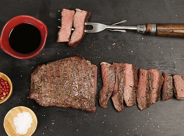 Sliced top sirloin 24 ounce cut