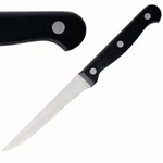 Steak Knives Black Handle - 215mm (Box 12)  C134