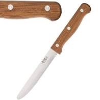 Steak Knives Wooden Handle - 190mm (Box 12)  C136