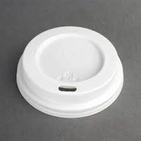 CE263 - Fiesta Disposable Coffee Cup Lids White 225ml / 8oz (Pack of 50)