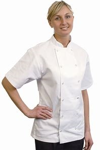 Danny Short Sleeve Chef Jacket White Medium J019M