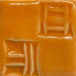 MBG115 Tangerine  (pint) Frank's Celadon Coyote Glaze