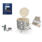 L&L e23S-3 Easy-Fire Kiln Package with Genesis Controller, Vent and Furniture:  240/1 and 208/1 In Stock