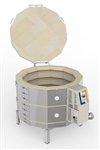 L&L E28S-3 Easy Fire Kiln Package with Vent, Furniture and Genesis