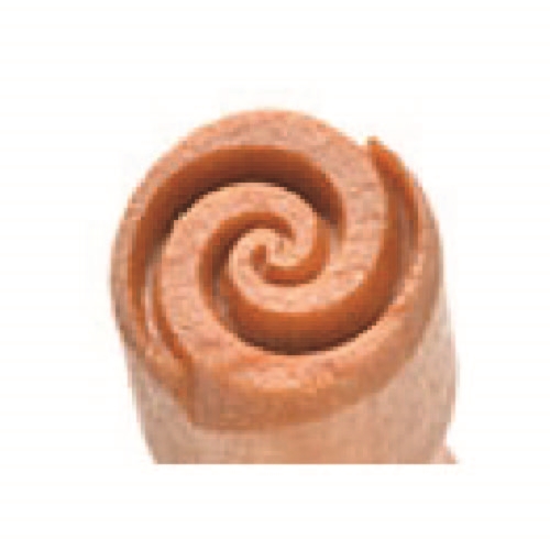 MKM Stamps4Clay SMR (1.0 cm round) 056 Double spiral