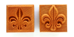 MKM Stamps4Clay - Medium Square #111 (Fleur-de-lis)