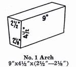 G-23 Soft Brick IFB Insulating Firebrick Arches #1