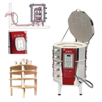 Skutt Kiln KMT822-3 Package with Vent, Furniture kit, and Touch Screen Control