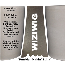 Wiziwig Potters Profile Rib Tumbler Makin' Edna