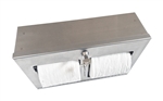 Locking Double Roll Toilet Tissue Dispenser- Horizontal, Surface Mount