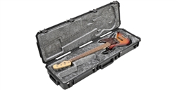 SKB 3i-5014-44 iSeries Waterproof ATA Injection molded Electric Bass Case, P/J Interior, TSA Latches, w/wheels