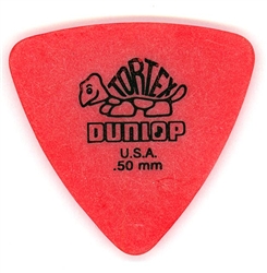 Jim Dunlop Tortex Triangle .50MM Red, bag of 72