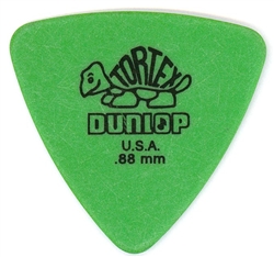 Jim Dunlop Tortex Triangle .88MM Green, Bag of 72