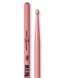 Vic Firth 5AP American Classic 5A Pink Hickory Drumsticks Wood Tips