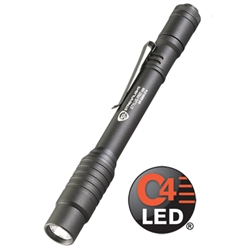 Streamlight 66133 Stylus pro USB with 120V AC Adapter, USB Cord, Nylon Holster,  Black with White LED