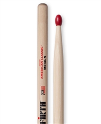 Vic Firth CMN American Classic Metal Nylon Hickory Drumsticks Nylon Tips