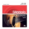 D'Addario EJ12 80/12 Bronze Acoustic Guitar Strings, Medium, 13-56