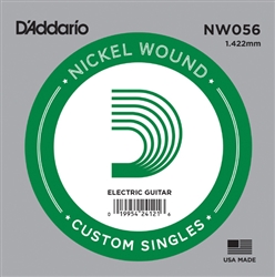 D'Addario  Single XL Nickel Wound 056