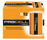 Duracell Procell D Batteries PC1300 Sold in Boxes of 12