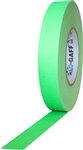 Pro Tapes 1 Inch x 50 Yards Pro Gaff Tape - Fluorescent Green