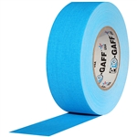 Pro Tapes 2 Inch x 50 Yards Pro Gaffer Tape - Fluorescent Blue