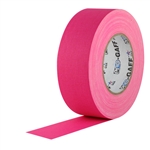 Pro Tapes 2 Inch x 50 Yards Pro Gaffer Tape - Fluorescent Pink