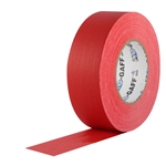 Pro Tapes 2 Inch x 55 Yards Pro Gaffer Tape - Red