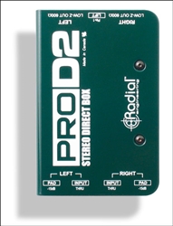 Radial Engineering R800 1102 ProD2 Stereo Direct Box