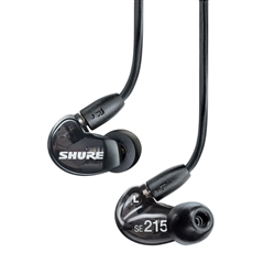 Shure SE215-K (Translucent Black) Sound Isolating Earphones