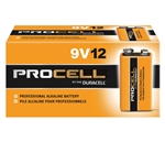 Duracell Procell 9 Volt Batteries - PC1604 - Sold in Boxes of 12