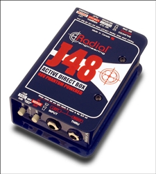 Radial Engineering R800 3001 J48 Phantom Powered Active Direct Box