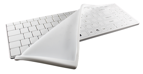 Used for Infection Control & Equipment Protection, the Its Cool Fitted White Keyboard Drape DRAPE/IT/US can be cleaned by washing with soap and water, sanitized or disinfected.