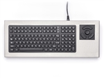 iKey Desktop Stainless Steel Keyboard built in Integrated Force Sensing Resistor (PS2) (Stainless Steel) | DT-2000-FSR-PS2