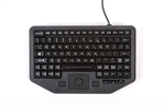 iKey Full Travel Keyboard w/Integrated Force Sensing Resistor & Red Backlit Keys (USB) (Black) | IK-TR-911-FSR-RED