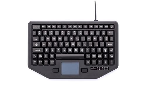 iKey Full-travel Keyboard attachment versatility (USB) (Black) | IK-TR-911-RED