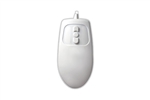 Used for Infection Control & Equipment Protection, the Mighty-Mouse-5 Full-size Optical 5-Button Mouse MM-W5 can be cleaned by washing with soap and water, sanitized or disinfected.