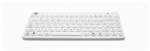 Used for Infection Control & Equipment Protection, the Slim-Cool-LP Small-Footprint Silicone Keyboard SCLP-W5 can be cleaned by washing with soap and water, sanitized or disinfected.