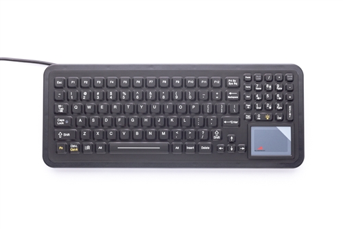 iKey SlimKey Keyboard Touchpad (PS2) (Black) | SK-102-TP-PS2