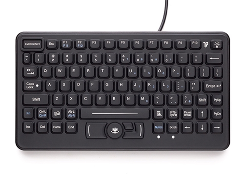 iKey Mountable Keyboard Touchpad (USB) (Black) | SL-86-911-FSR-USB