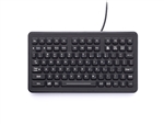 iKey Compact Backlit Industrial Keyboard (PS2) (Black) | SL-88-PS2