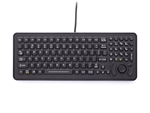 iKey SlimKey Backlit Mobile Keyboard Force Sensing Resistor (PS2) (Black) | SLK-102-M-FSR-PS2