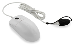 Used for Infection Control & Equipment Protection, the Silver-Storm Washable Medical Grade Optical Mouse STWM042 can be cleaned by washing with soap and water, sanitized or disinfected.