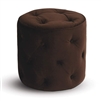 Curves Tufted Round Ottoman