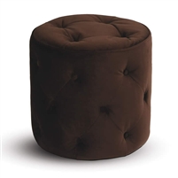 Curves Tufted Round Ottoman