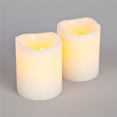 Flameless Votives Set of 6 - Champagne