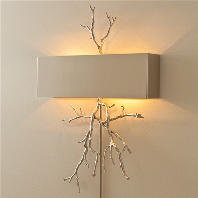 Twig Nickel Wall Sconce