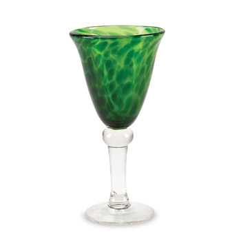 Hamptons Goblet Green