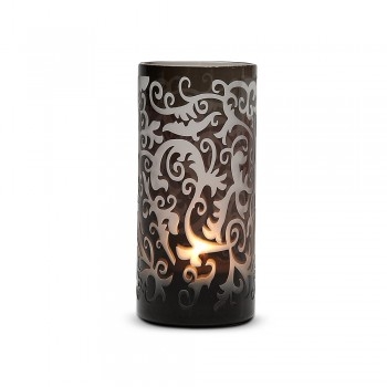 Scroll Votive Black